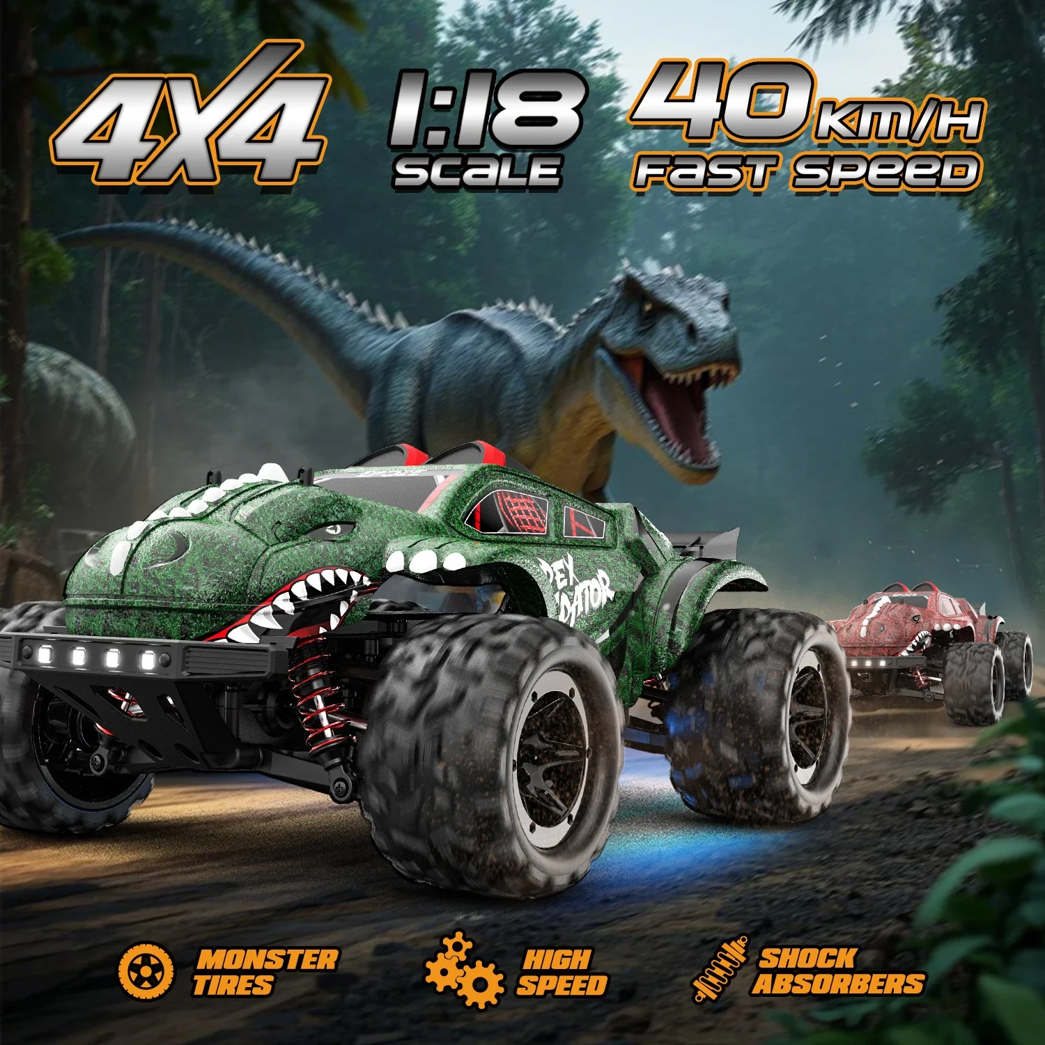 9308E 1:18 4WD High-Speed RC Electric Off-Road Car - Simulation Pickup, Ideal Gift for Toy Lovers