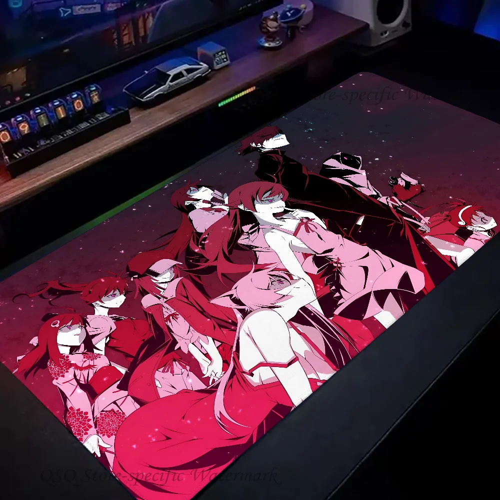 Anime M-Monogatari Series Mousepad Large Gaming Mouse Pad LockEdge Thickened Computer Keyboard Table Desk Mat