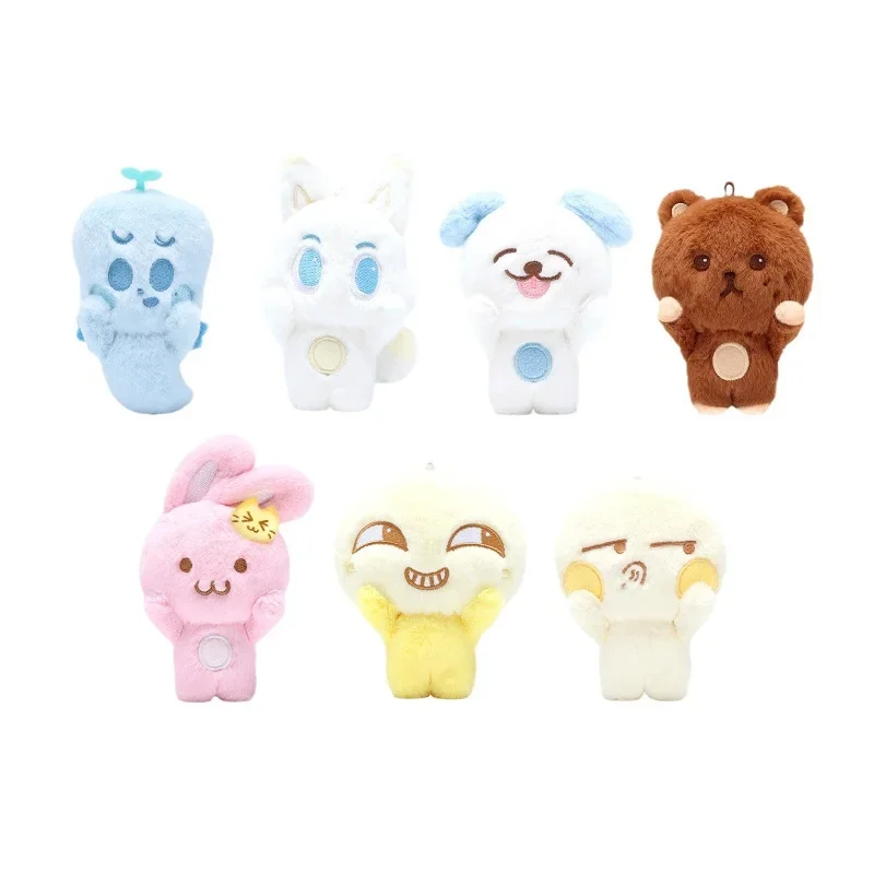 10cm KPOP NCT Dream Plush Doll Cute Doll Keyring Keychain Bag Pendant Decorative Accessories Collection Gifts for Fans