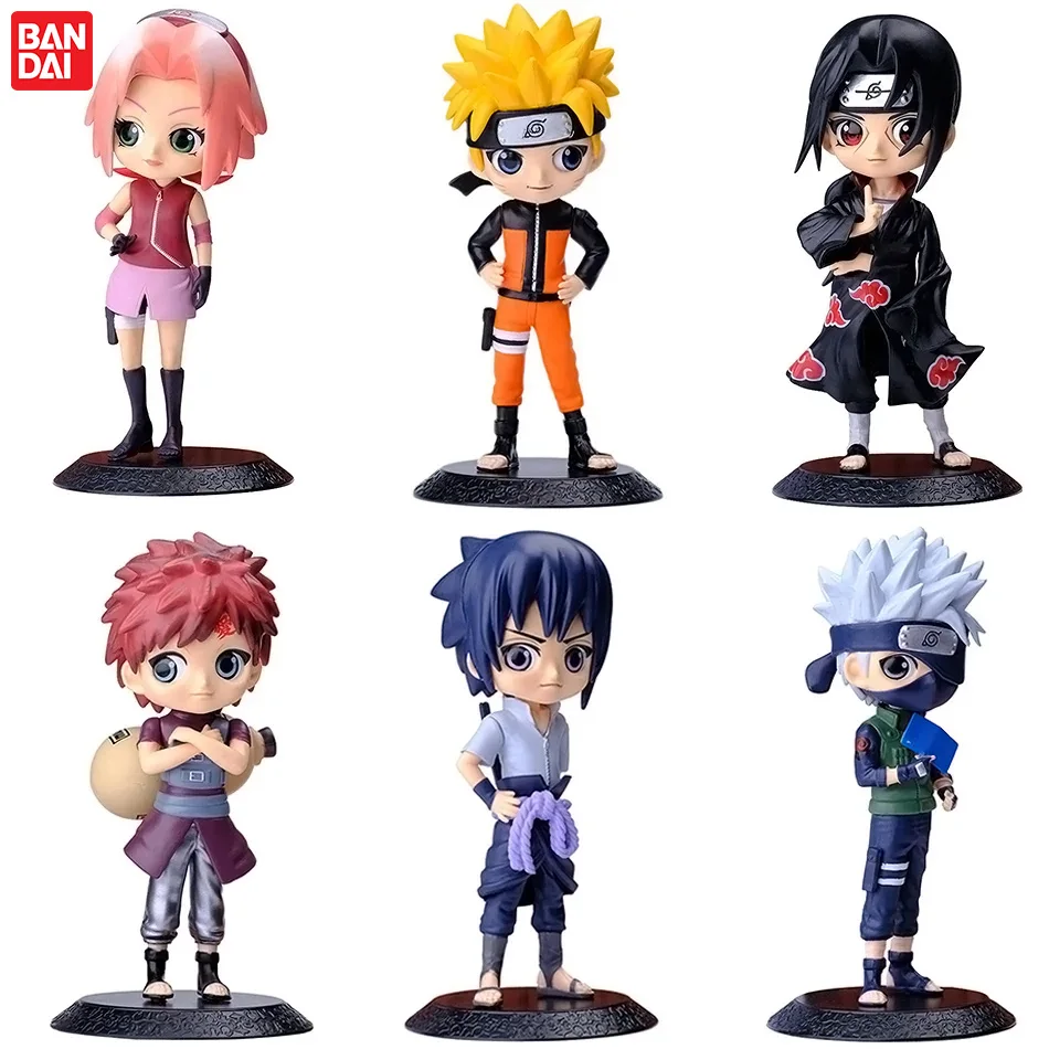15 cm Naruto Anime Figur Uzumaki Hatake Kakashi Gaara Uchiha Sasuke Kawaii Qposket Puppe PVC Modell Spielzeug Kinder Geburtstagsgeschenk