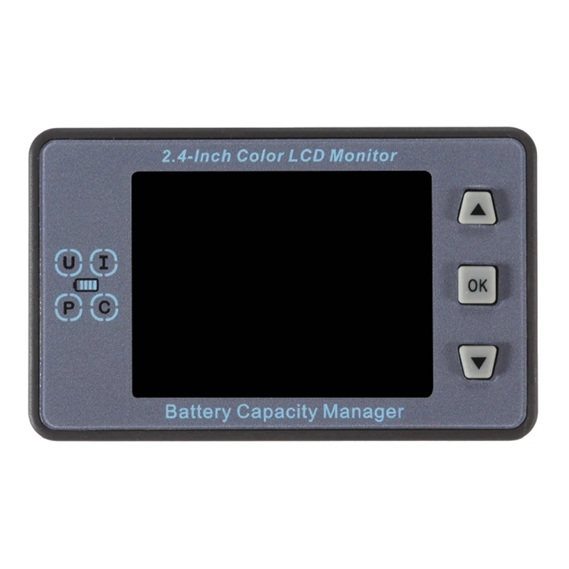 AC17-VAC8710 Coulomb Meter 2.4 Inch Color Screen Digital Ammeter Voltmeter Wireless Battery Capacity Monitor 200A