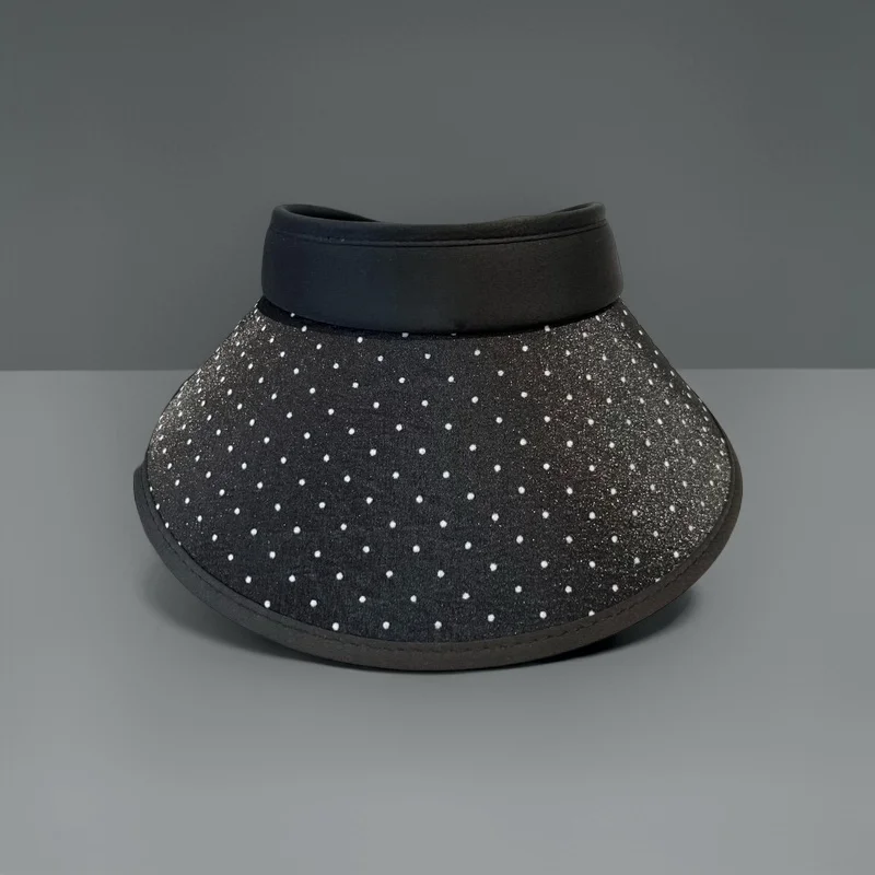 

Polka Dot Visor High End Quality Unique Summer Accessory Couples Special Festival Gift Stylish Similar Hats Sun Hats for Women
