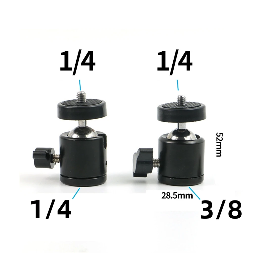 

1pcs Live Broadcast Bracket Universaly Head 360° Angle Adjustment Ball Head Adapter For DSLR Camera Mic Stand Musical Instrument