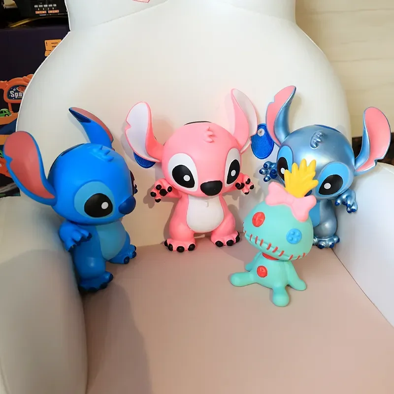 ตุ๊กตาดิสนีย์สติชขนาด20ซม. คอลเลกชั่นอะนิเมะเรื่อง Lilo & Stitch ผลิตภัณฑ์ PVC คอลเลกชันตุ๊กตาขยับแขนขาได้ตุ๊กตาโมเดลการ์ตูนน่ารักเครื่องประดับตกแต่ง