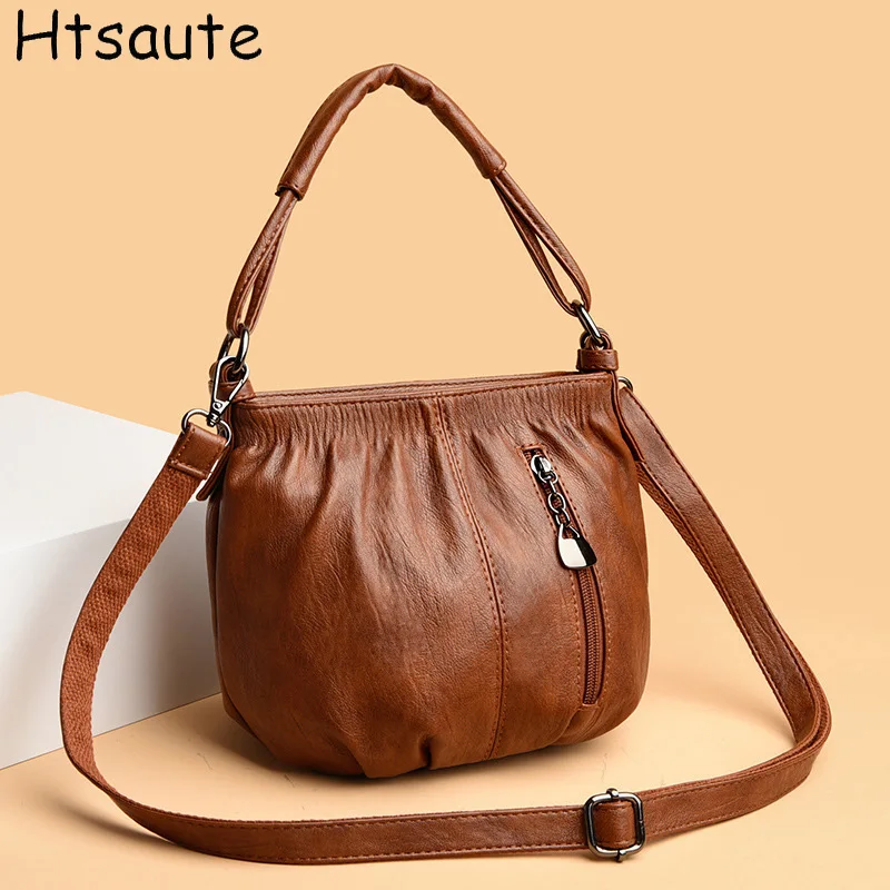 

Женские сумки из искусственной кожи, мягкая сумка-мессенджер для мамы, сумка через плечо, женская кожаная сумка высокого качества, женская сумка A Main