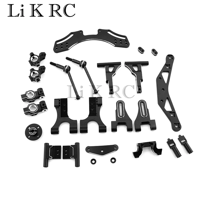 Zestaw ulepszeń suspensi Stir logam 1/10 untuk 3 wyścigowe Sakura D5