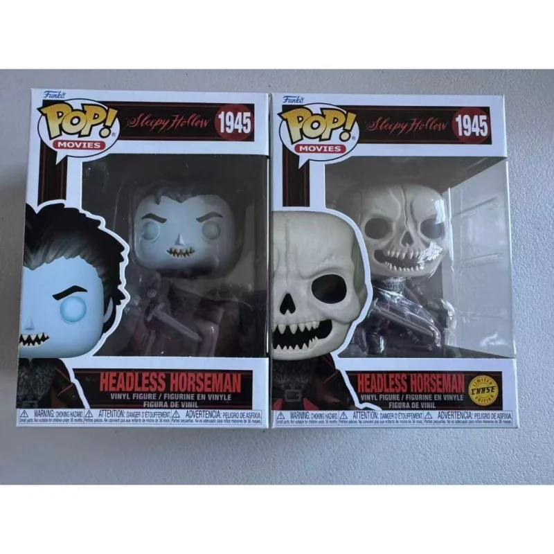 Sleepy Hollow Funko Pop Muñeca de acción genuina oficial Modelo 1945 1946 1947 Cavalheiro sin cabeza ‌ Modelo Ichabod con borlas de furgoneta Katrina
