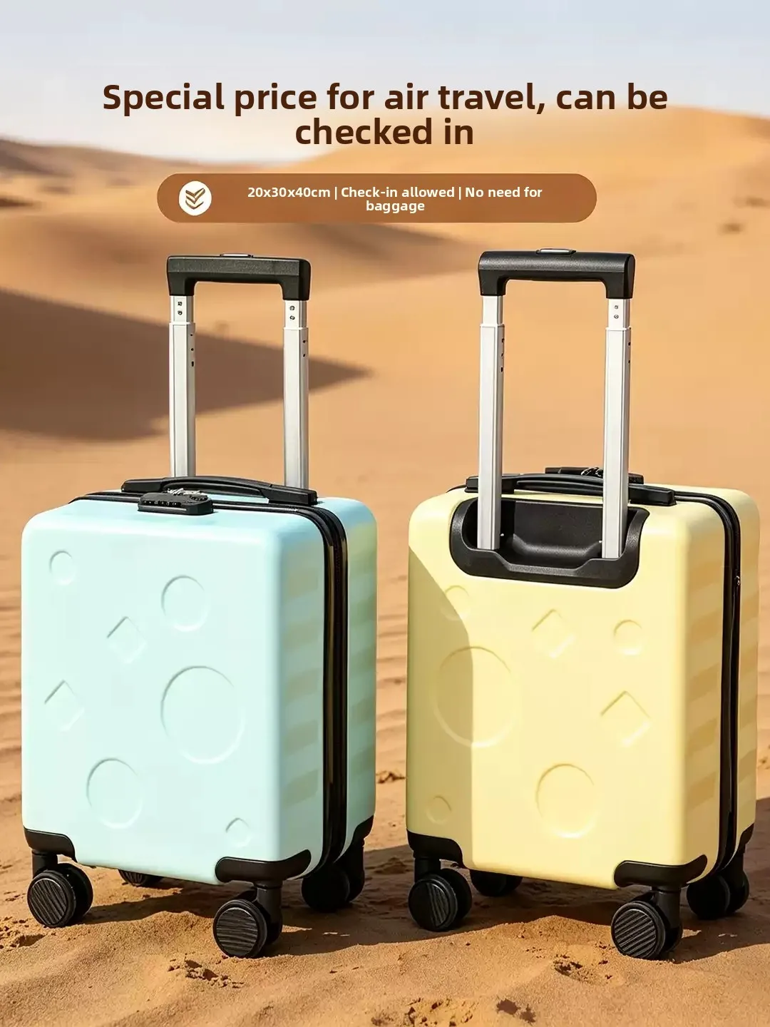 spring-autumn-airlines-boarding-bag-small-travel-suitcase-14-inch-children's-pull-box-polyester-fashion-style-zipper-c