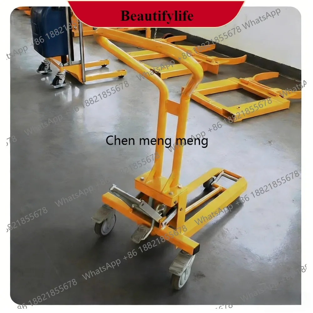 

z189 Small Lightweight Portable Manual Hydraulic Lifting Loading/Unloading Hand Truck Compact Foldable Material Handling Forkl