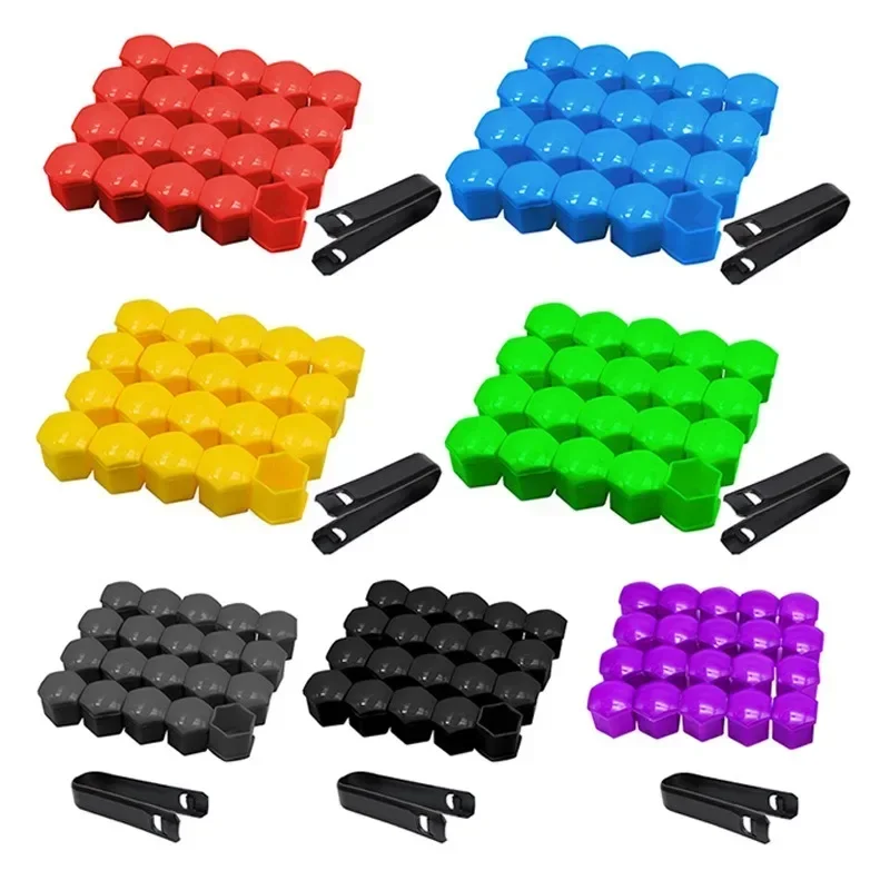 20pcs Car Wheel Nut Head Cover Caps high quality Protection Auto Hub Screw Covers Tyre Nut Bolt Exterior Decoration 17/19/21mm