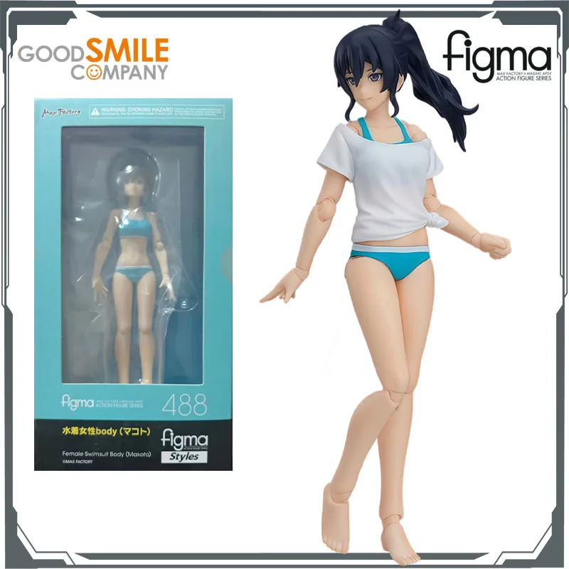 

GSC Original Max Figma Swimsuit Female Base Body Anime Action Figures Toys for Boys Christmas Gift Collectible Model Ornaments