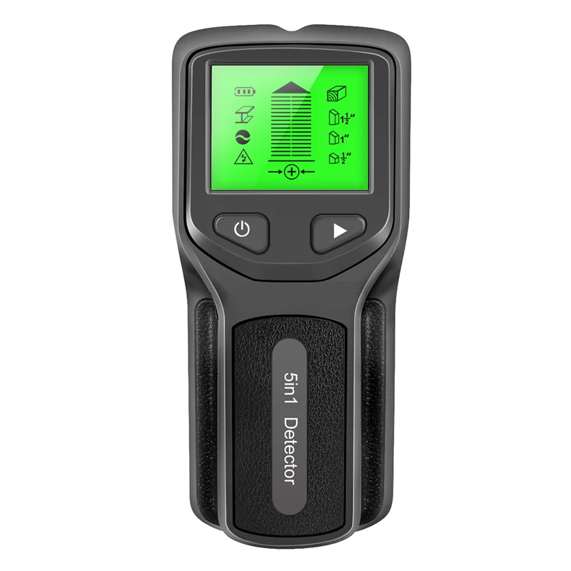 A13E-5-In-1 Studs Metal  Wall Scanner AC Wood Finder Cable Wires Depth Tracker Electric Box Finder Wall  Reusabl