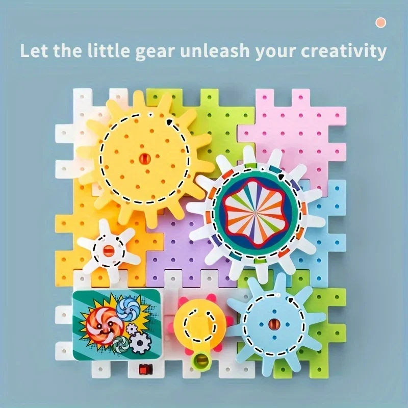 Chaud 83-263 pièces engrenages électriques 3D Puzzle modèle Kits de construction blocs de briques en plastique jouets éducatifs pour enfants enfants cadeaux de noël