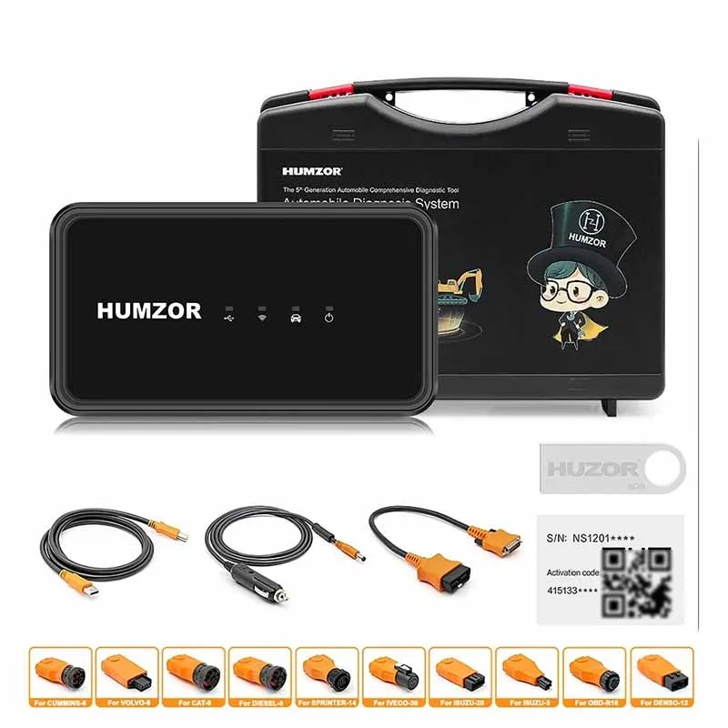 HUMZOR NexzSYS 806 Win 10 Truck Diagnostic Tool Support Windows System 18 Special Functions Comprehensive Diagnostic Instrument