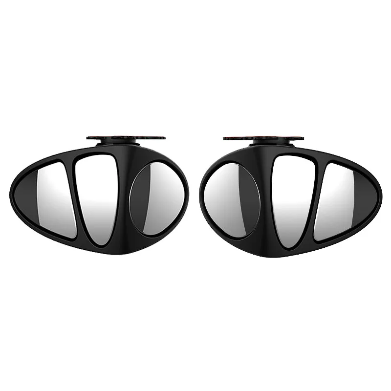 Регулируемое зеркало для слепых зон с углом обзора 360 градусов, широкоугольное круглое выпуклое зеркало с боковым полем, Парковочное зеркало заднего вида, автомобильные аксессуары Регулируемое зеркало для слепых зон с углом обзора 360 градусов, широкоугольное круглое выпуклое зеркало с боковым полем, Парковочное зеркало заднего вида, автомобильные аксессуары