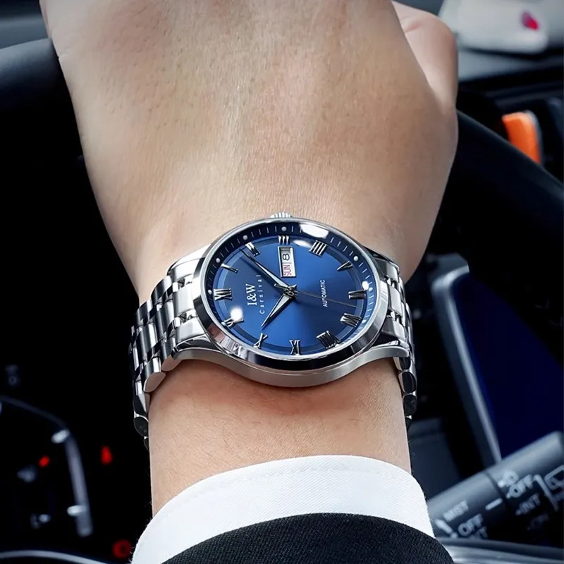 CARNIVAL Brand Mechanical Watches Luxury Sapphire Calendar NH36 Movement Automatic Wrist Watches Waterproof for Men Reloj Hombre - Image 2