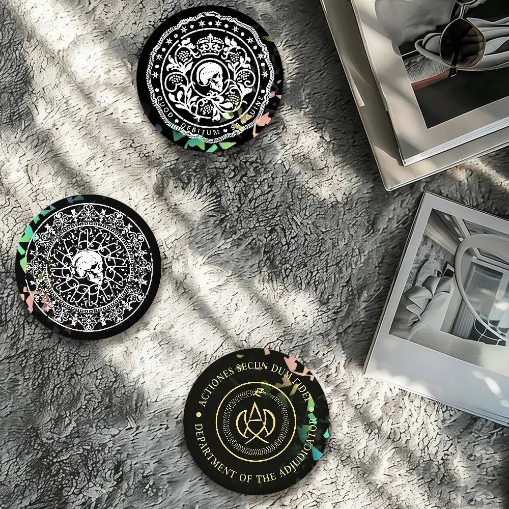 Movie John Wick Blood Oath Marker Laser Badge Pins Handmade Brooches for Backpack Gifts Bag Decor Fans Collect