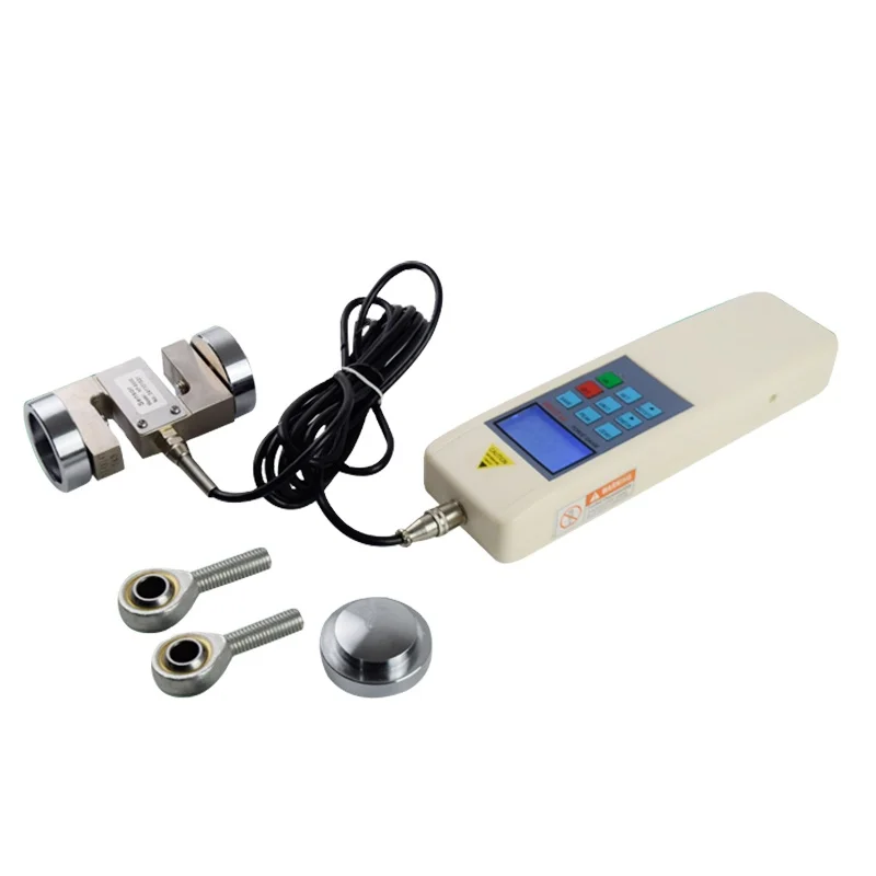 10KN digital push-pull force meter 2200 pounds capacity S-type load cell 1% accuracy, advanced force measurement instrument