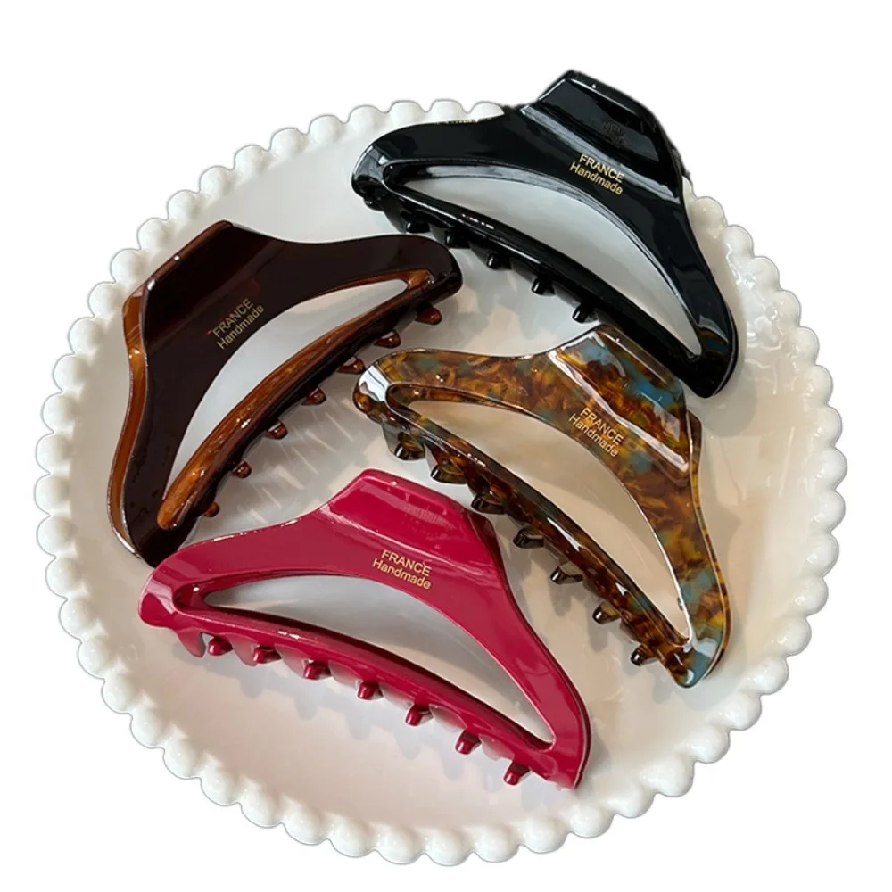 

Trendy French Style Hollow Hair Claw High Quality Vintage Hair Ornament Claw Clip Sweet Hair Accessory For Women Girl Gift