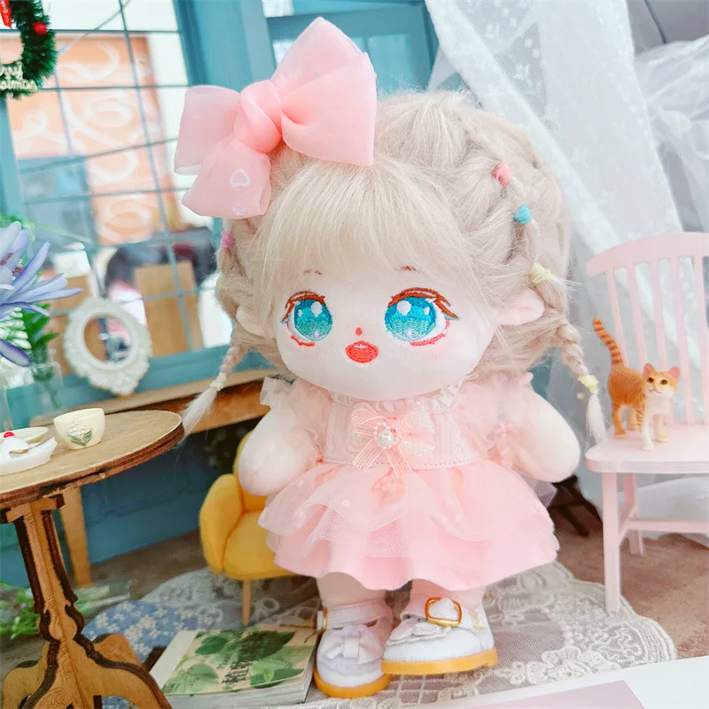 20cm Cm Cotton Baby Doll Clothes Humanoid Star Naked Plush Toy Replacement Dress