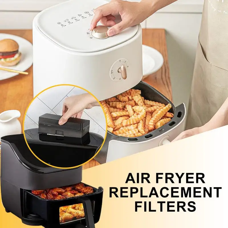 Air Fryer Filters For Basket Air Fryer Odor Erase Air Filters Replacement Filtration Sponge Liners 20X For 6QT Baking Oven Food