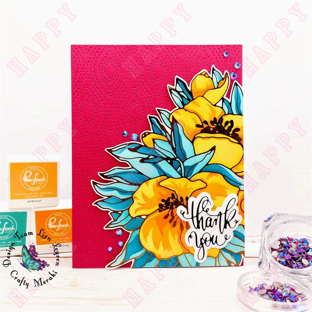 New Metal Cutting Dies Stamps Stencils Hot foil Forever Graceful Love Scrapbook Diary  Decoration Paper Craft Embossing Template