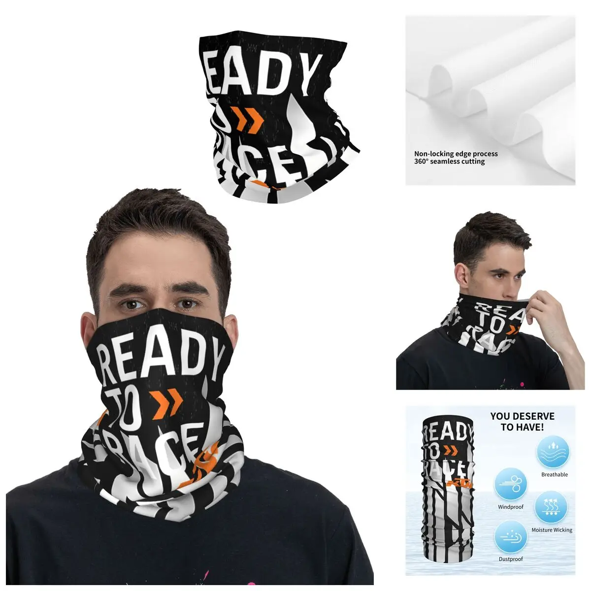 Grease Bandana Neck Gaiter Motorcycle Club K-TM Wrap Scarf Hiking Unisex Adult Winter