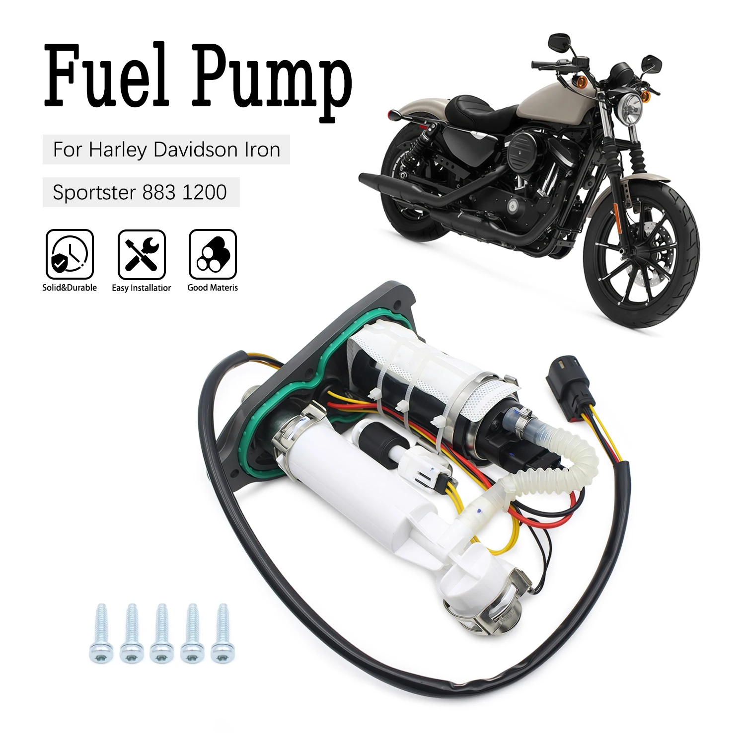 

Fuel Pump Assembly 75305-07A 28177541-06 75268-07F For Harley Davidson Iron Sportster 883 1200 Roadster Forty Eight Seventy Two
