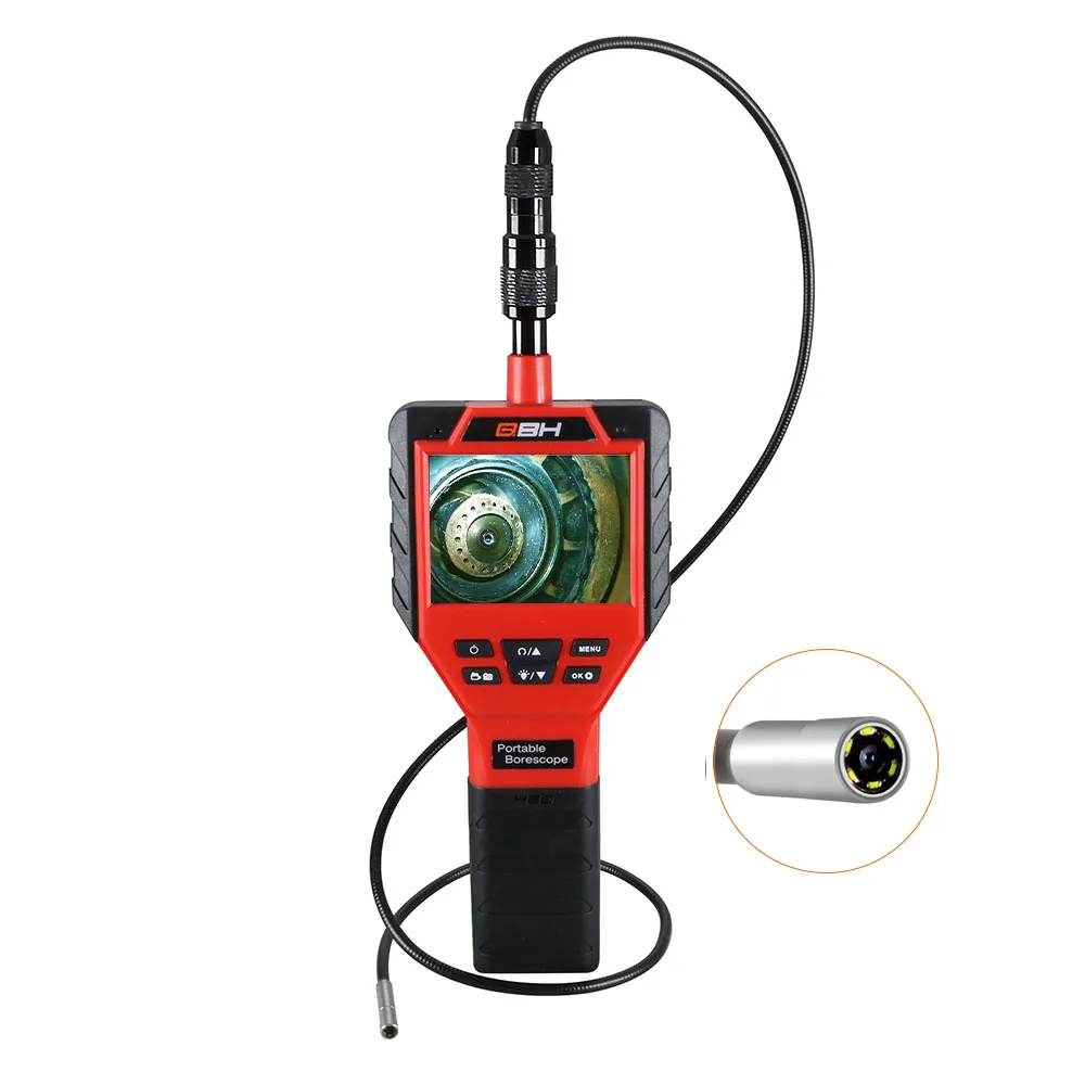 3.5'' DVR Endoscope Mini Drain Sewer Pipe Small Camera For Plumbing Handy Borescope Deep Well Inspection