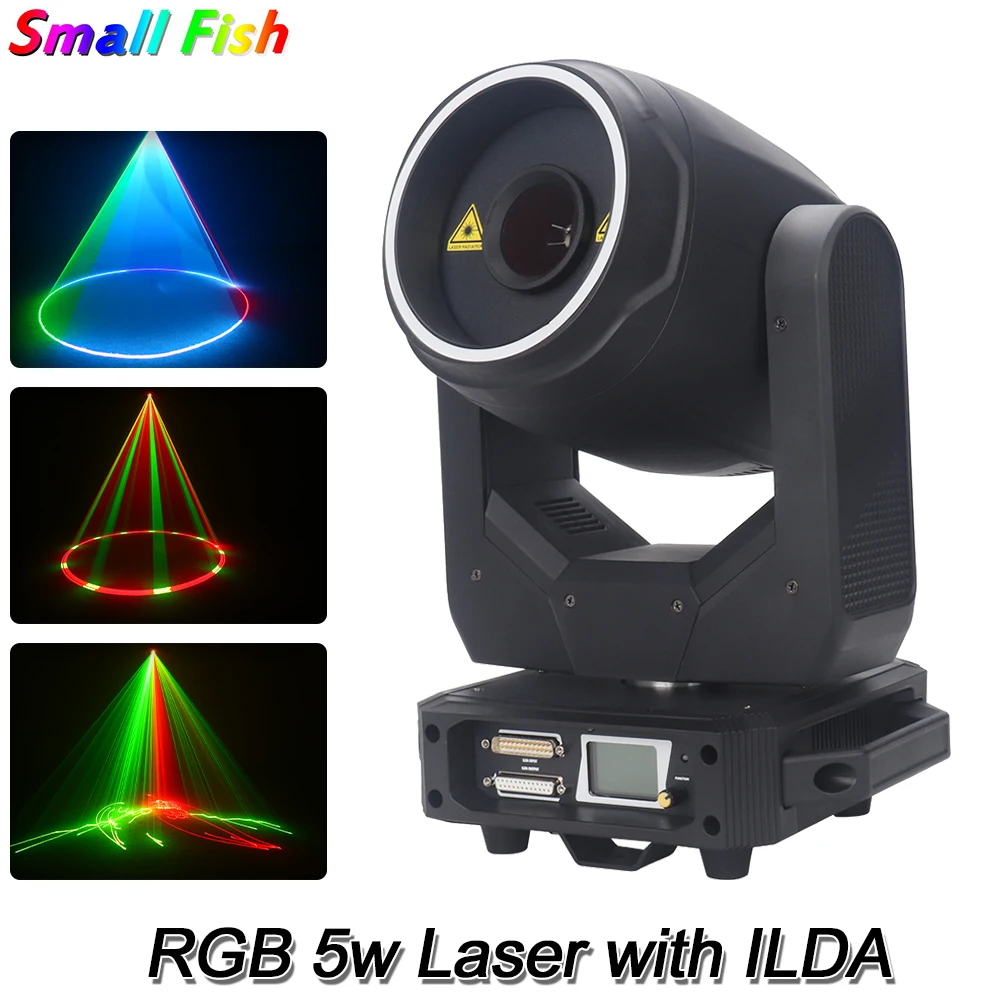 

NEW 5w RGB Moving Head Laser + 40x0.5w RGB Beam Line Scanner Projector DJ Disco Stage Lighting Effect Wedding Bar Club DMX ILDA