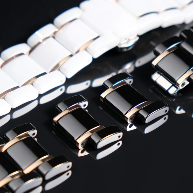 Correa de cerámica para blackpain Fifty Fathoms, pulsera de Barracuda de 20mm y 23mm, 22mm, 5015, 5015D, 5008