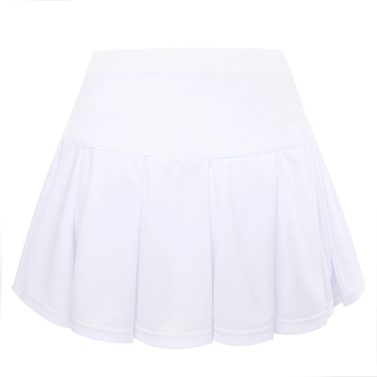 Kids Girls Sport Skirt With Shorts Tennis Golf Badminton Skort Pleated Built-In Shorts Skirts Short Summer Athletic Skirt Girl