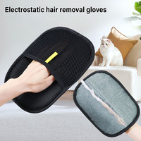 Double Sided Grooming Gloves for Pets Quick Pet Hair Remover Mitt Static Removal Gloves for Clothes Sofa Couch Pet Supply