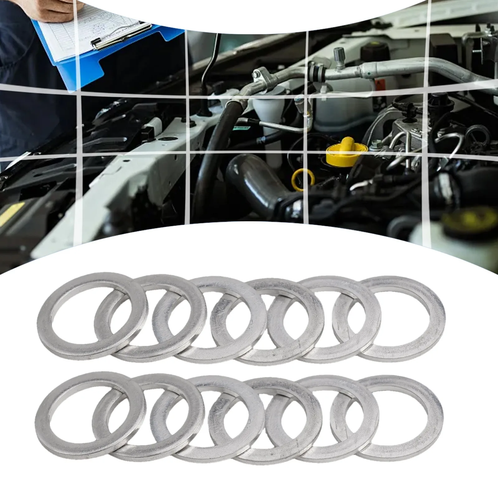 For Honda For Acura Crush Washer Gasket Oil Change Secure Fit Easy Installation Effective Sealing High-quality Material