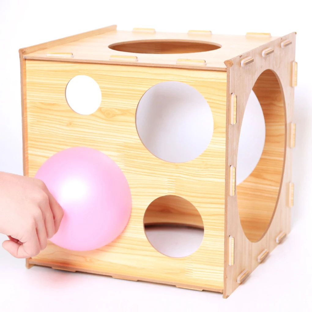 Bamboo Wood Yellow Wood Made Balloon Sizer Exquisite Craft And Smooth Line Durable And Easy To Store