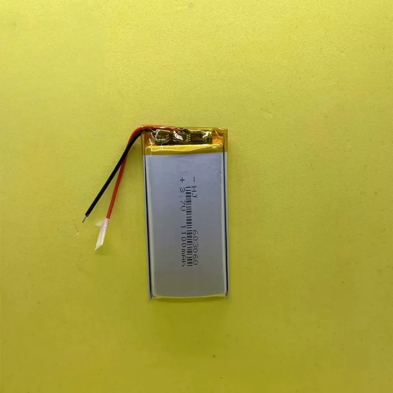 Suitable for 3.7V Polymer 603060 Lithium Battery 1100mAh  LightMeizu M3 Navigation System CARD Dashcam LED