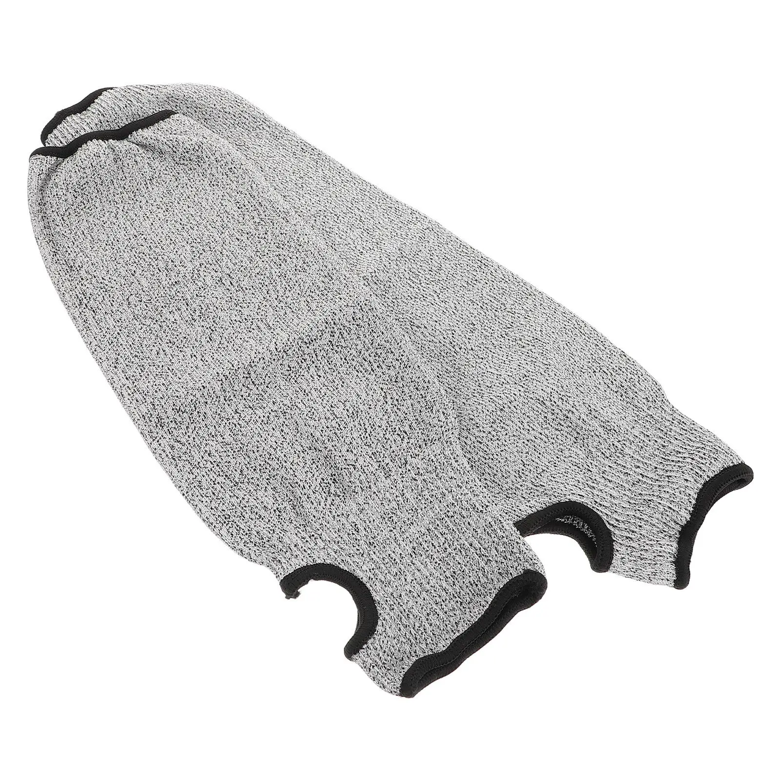 

2Pcs Cut Resistant Arm Sleeves Thumb Hole Design Cut Proof Forearm Guards Protective Welding Gardening Work Arm Protection