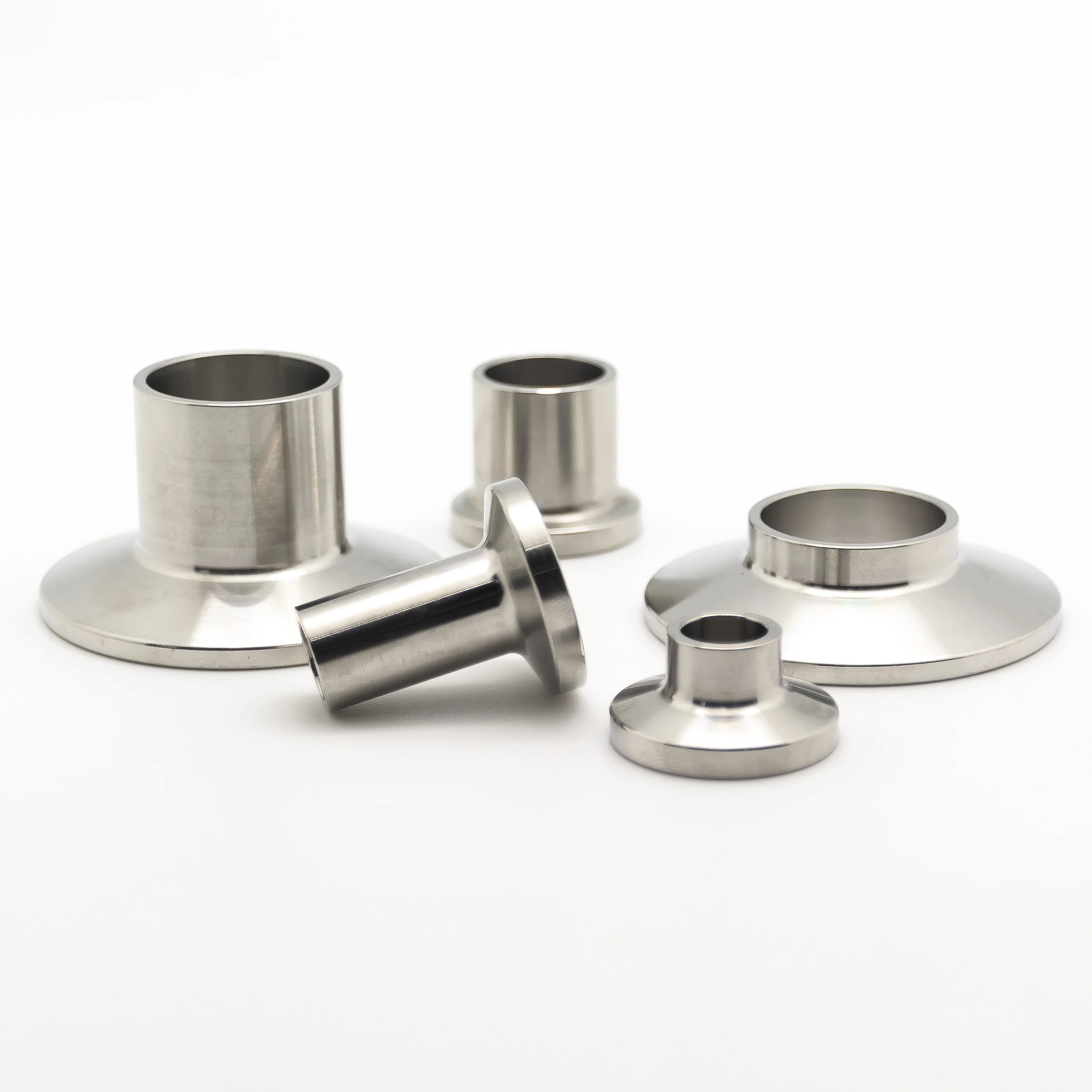 SAP Stainless Steel SS304 SS316L tri Clamp ferrule SS316L food grade clamp ferrule clamp weld stub L=21.5mm clamp fittings