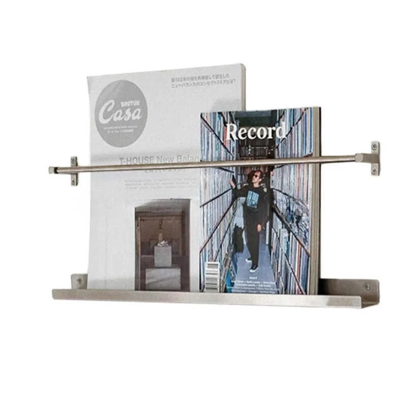 

Household wall decoration display rack Metal wall hanging Children's picture book rack Bookshelf Creative shelf Magazine