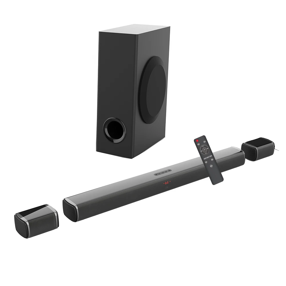 36-Inch 5.1 channel home theater surround sound speaker with subwoofer TV surround sound with TV ARC, coaxial, optical