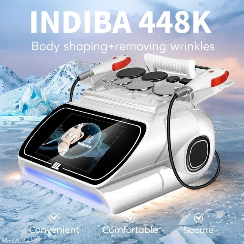 

INDIBA Deep Care 2024 Portable 448KHZ RF Tecar Therapy RET CET Diathermy Body Sliming Machine Pain Relief Skin Tightening