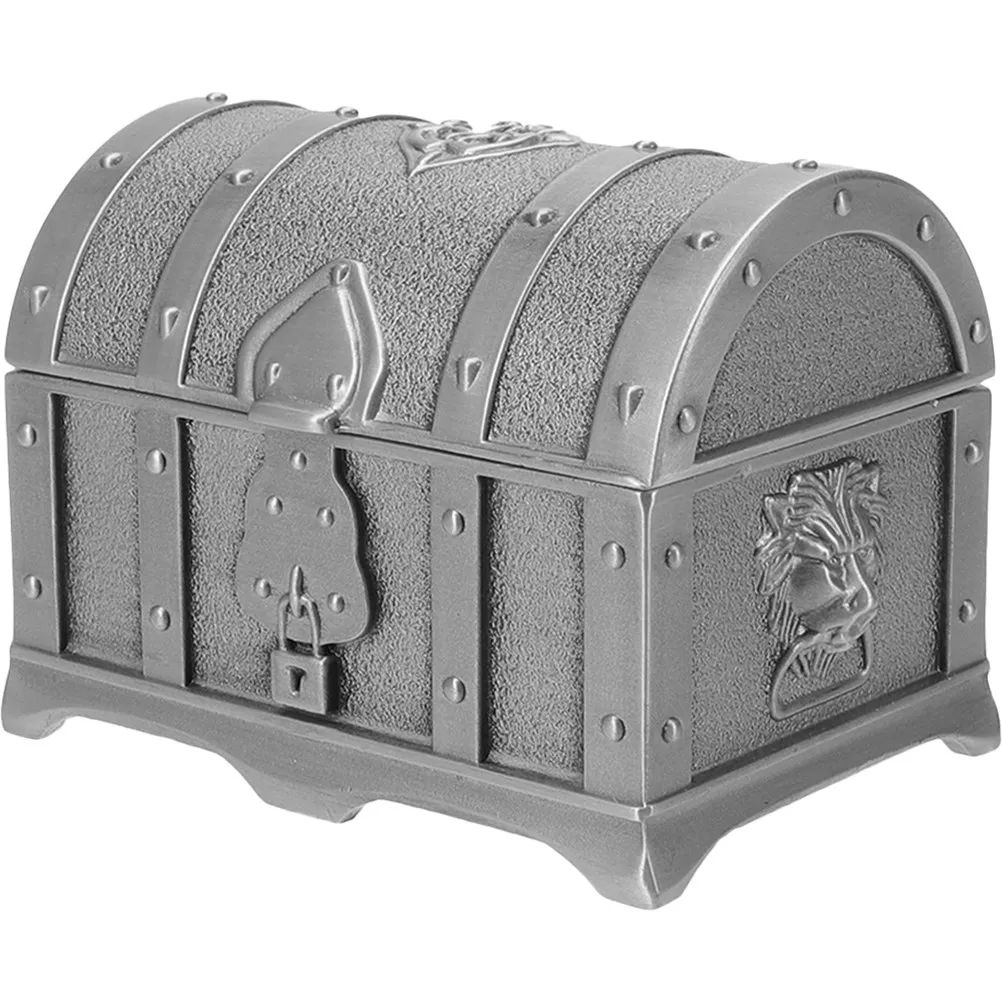 

Small Vintage Jewelry Storage Box Alloy Made Trinket Box for Women Necklace Ring Earring Organizer Desktop Decoration Gift Idea