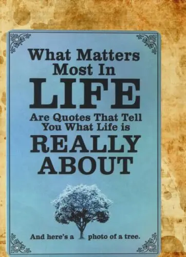 advertising wall lodge cafe what matters most in life tin metal sign sign