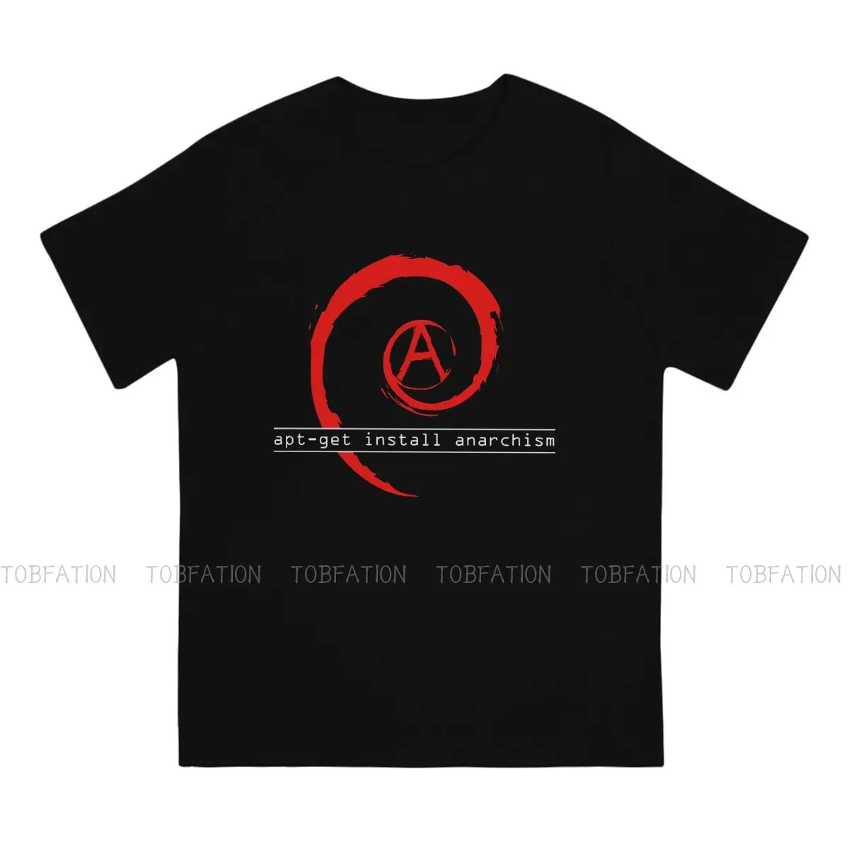 Linux GNU Minix Unix TShirt for Men Apt Get Install Anarchism Basic Casual Tee T Shirt High Quality New Design Loose