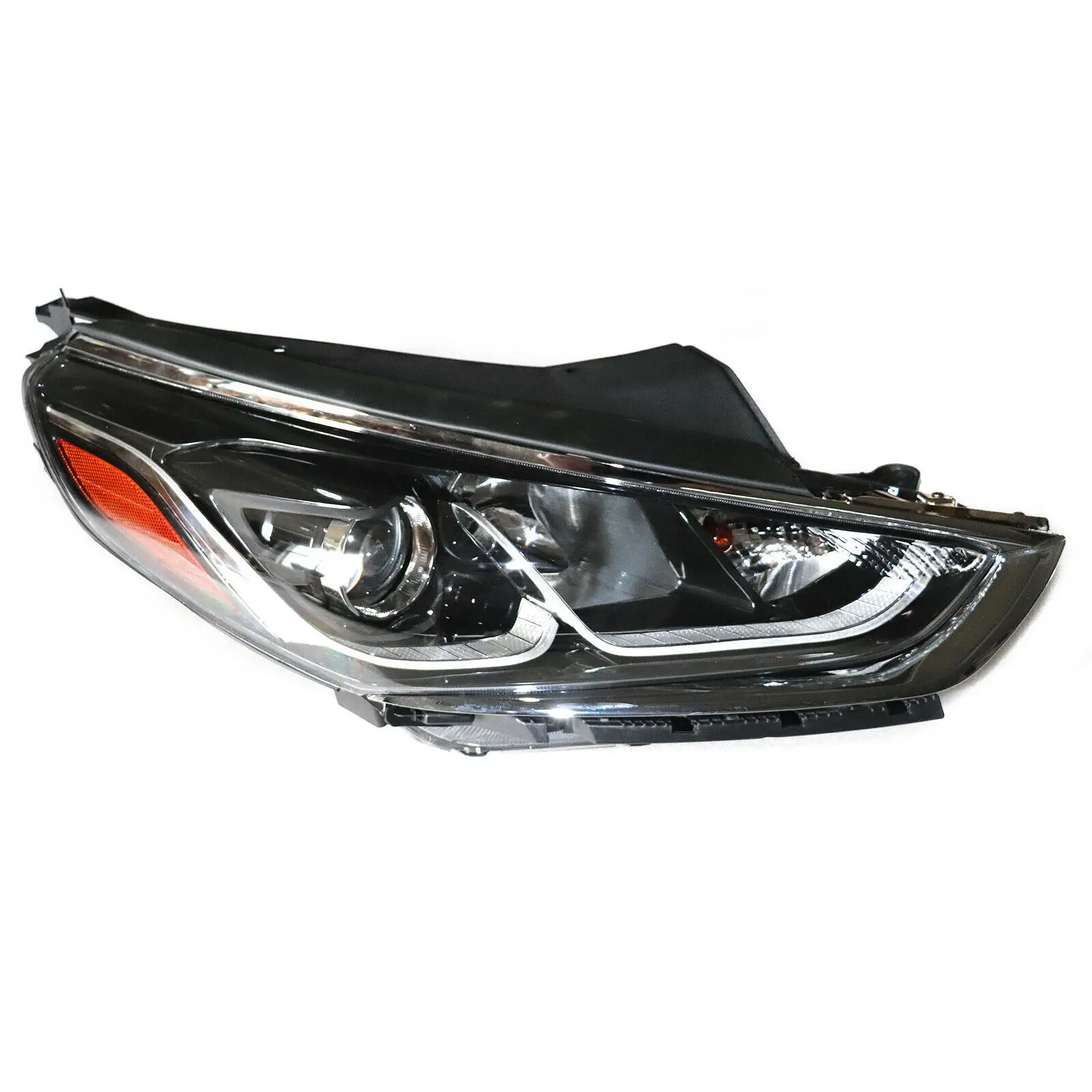 【Left or Right】 Side Headlight Assembly Replacement for 2018 2019 Hyundai Sonata Passenger or Driver Side Halogen Headlamp