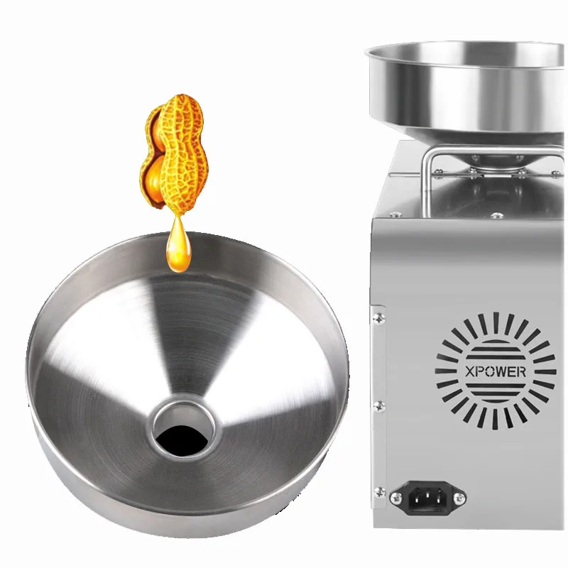 Household Automatic Stainless Steel Oil Press, Coconut Kernel, Olive Kernel Oil Press