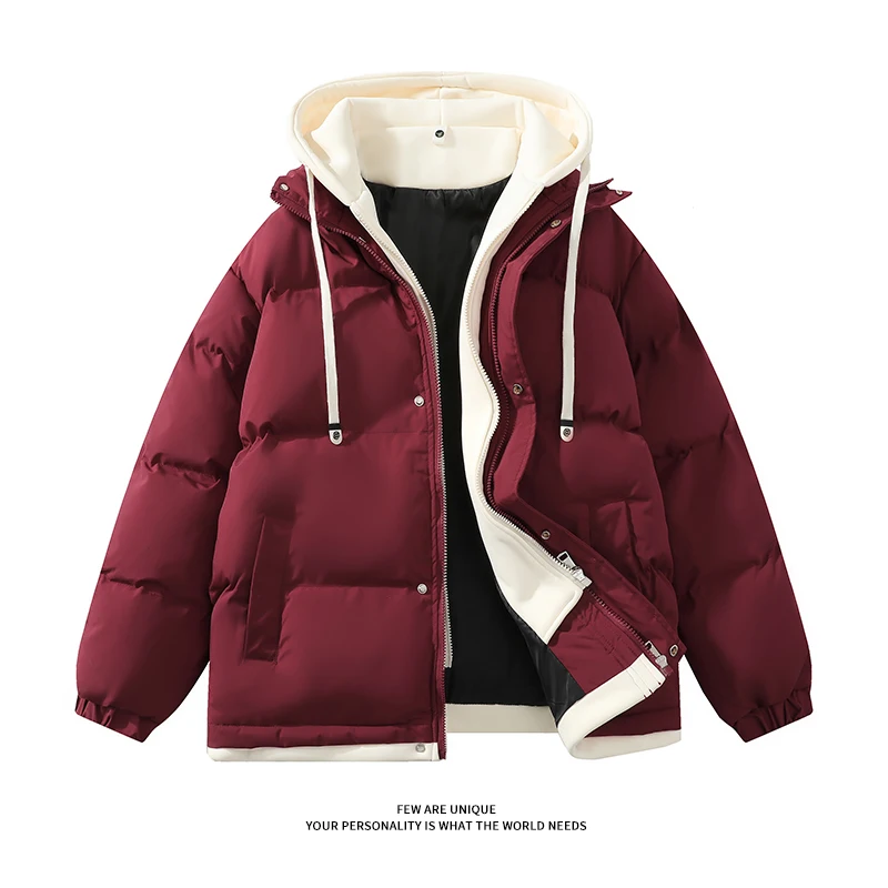 Winter Parkas Women 2024 New in Casual Thick Warm Jackets Hood Coats Solid Loose Female Down Outerwears Chaquetas Parkas Mujer