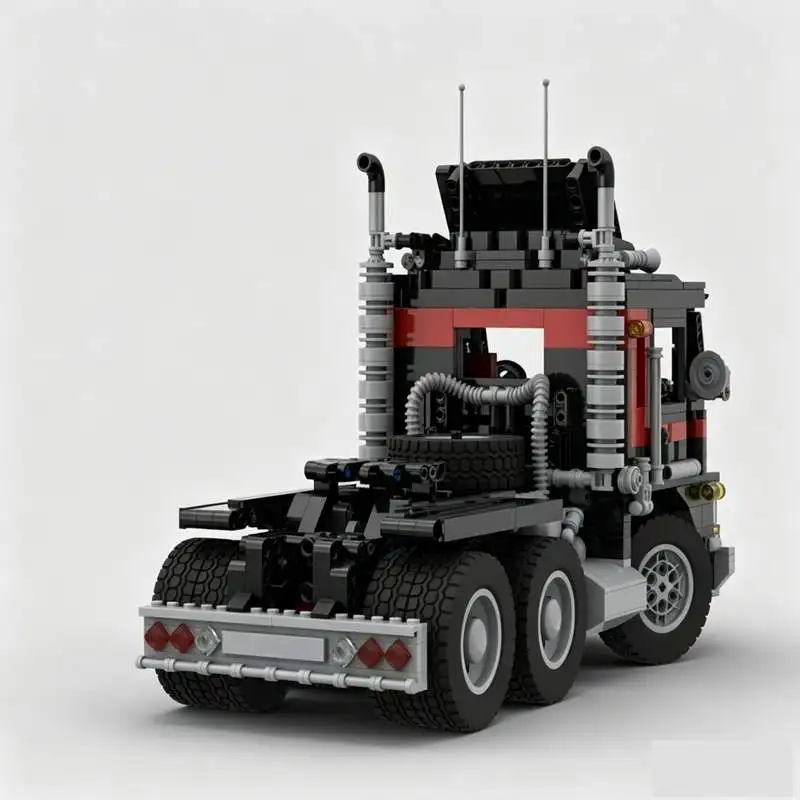 4876PCS Technic Engineering Whirl And Wheel Super Truck Model DIY Custom Building Blocks Educational Assembly Collection Gifts