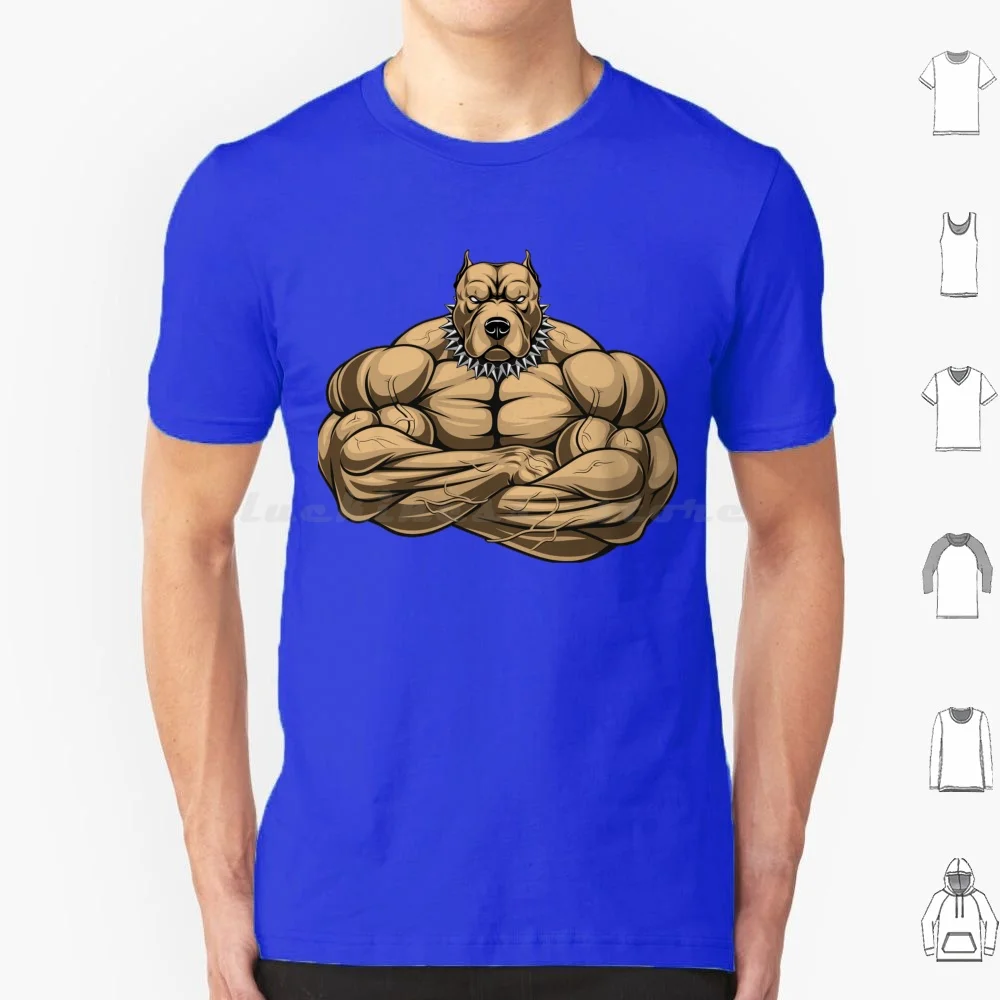 Unleash The Beast T Shirt Big Size 100% Cotton Unleash The Beast Pitbull Dog Beast Bodybuilding Weightlifting Fitness Health