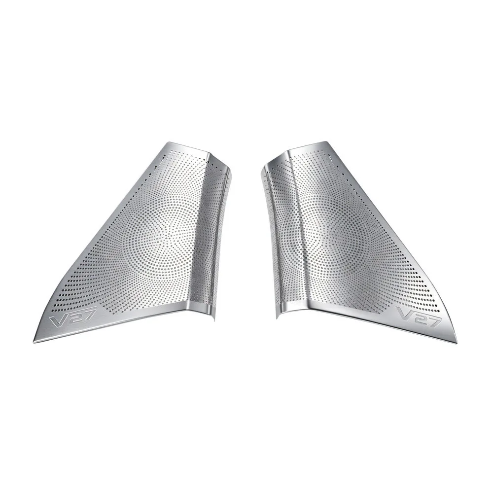 2 Pcs Fit For Chery iCAR V27 2026 Car Window A-pillar Horn Cover Interior Modification Supplies Stainless Steel Decorative Frame